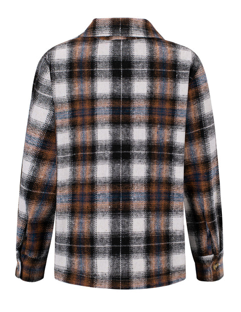 Arshiner Boys Flannel Shirts Kids Button Down Plaid Shirt