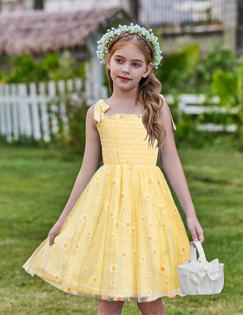 Arshiner Toddler Girl Tutu Dress Summer Bow-Tie Straps Dresses