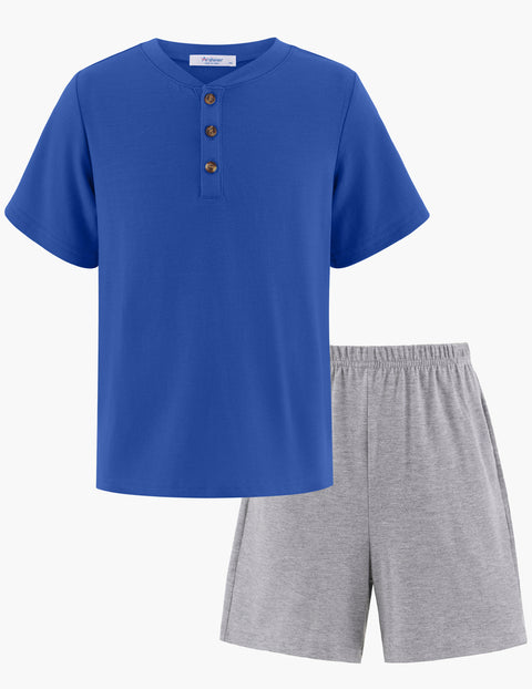 【5-12Y】Arshiner Boys Sets Short Sleeve Tee and Shorts