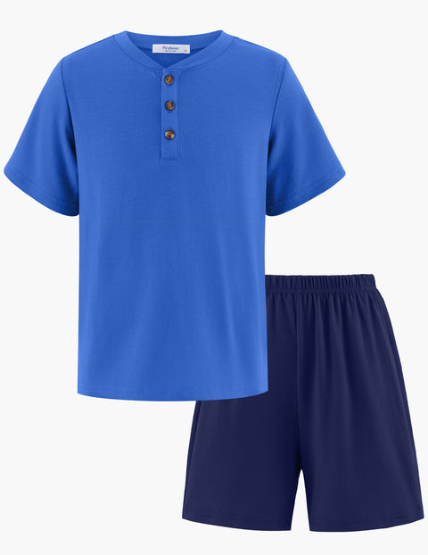 【5-12Y】Arshiner Boys Sets Short Sleeve Tee and Shorts