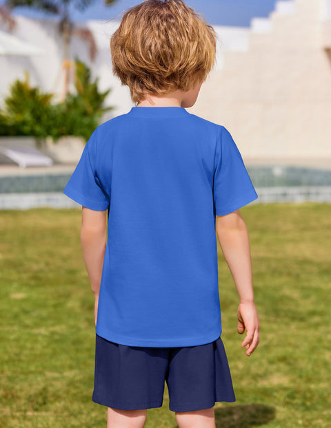 【5-12Y】Arshiner Boys Sets Short Sleeve Tee and Shorts