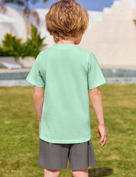 【5-12Y】Arshiner Boys Sets Short Sleeve Tee and Shorts