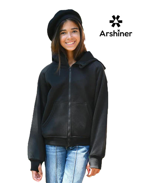 Arshiner Girls Zip Up Hoodies Sweatshirts Fleece Jackets
