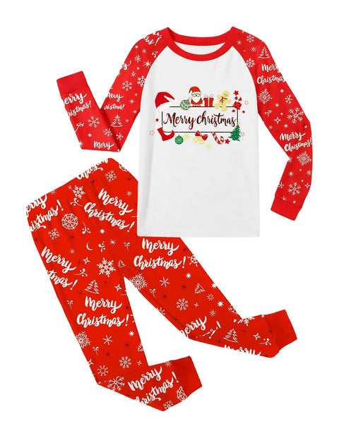 Girls Long Sleeve Pajama Set Brushed Snug Fit Tagless 2-Piece Sleepwear