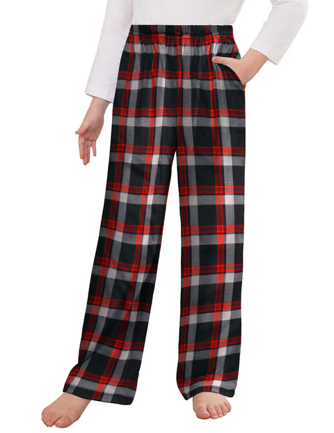 Arshiner Pajama Pants for Girls Long Sleep Plaid Pants