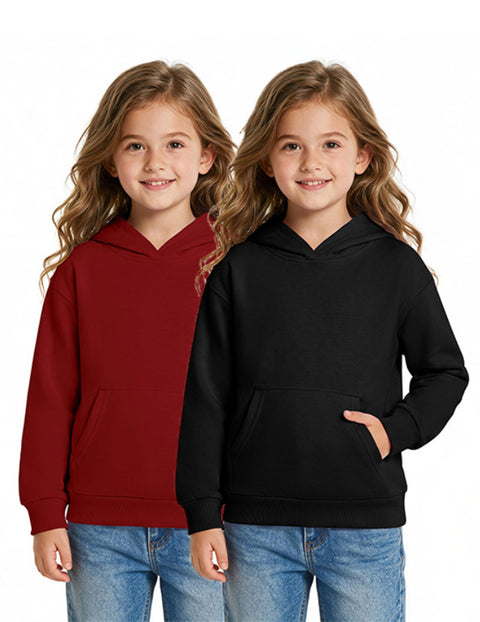 Arshiner Girls Ribbed Cuffs Pullover Sweatshirt