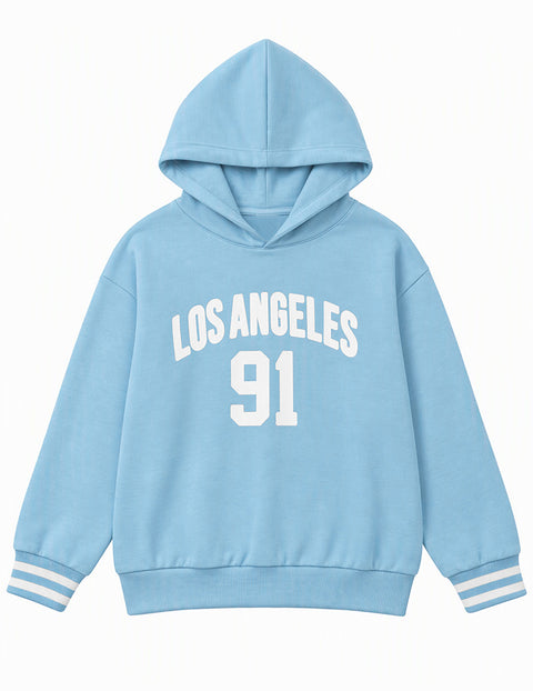 Light Blue- Letter Print