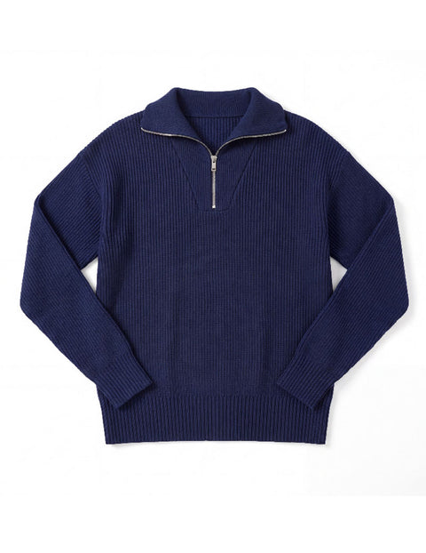 Arshiner Girls Drop Shoulder Zipper Sweatshirt