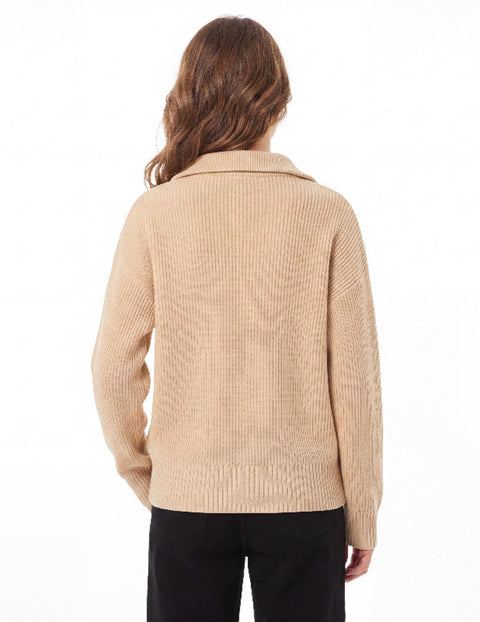 Arshiner Girls Drop Shoulder Zipper Sweatshirt