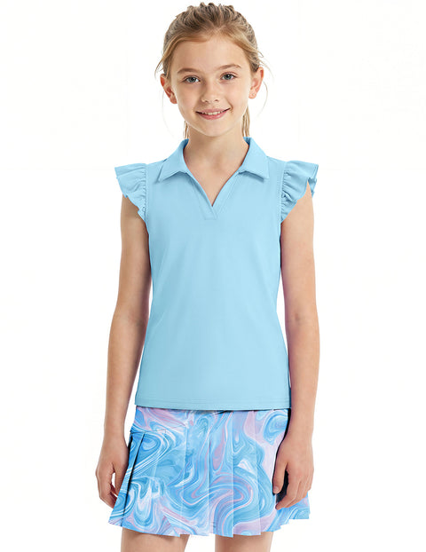 Light Blue- Abstract Fluid Blue Pink