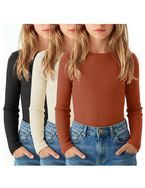 Arshiner Girls Long Sleeve Pullover Sweater