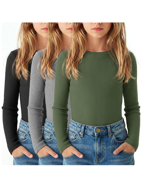 Arshiner Girls Long Sleeve Pullover Sweater