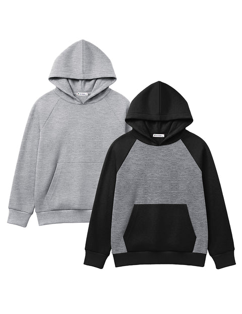 Black, Grey & Light Grey Colorblock