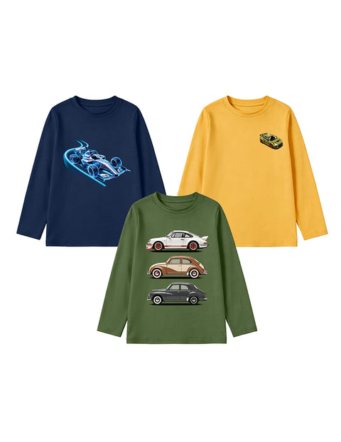 Blue Purple- Dinosaur Print, Army Green- Dinosaur Print, Ginger Yellow- Dinosaur Print