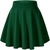 Arshiner Girls Kids Casual High Waist Flared Pleated Skater Skirt with Shorts