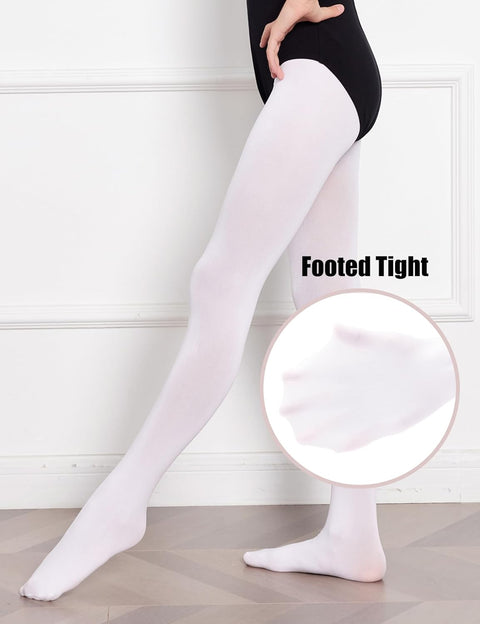 Arshiner Ballet Tights for Girls Footed Ultra Soft Pro Dance Tights
