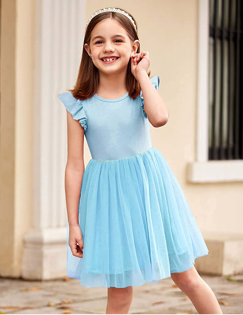 Arshiner Toddler Tutu Dress Little Girls Fluffy Summer Dresses