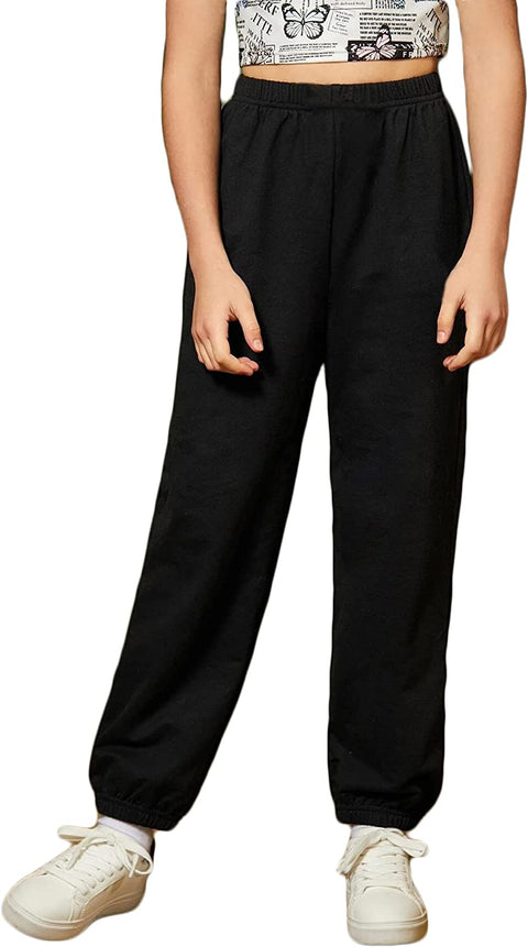 Arshiner Kids Girls Tie Dye Joggers Comfort Loose Sweatpants High Waist Trouser