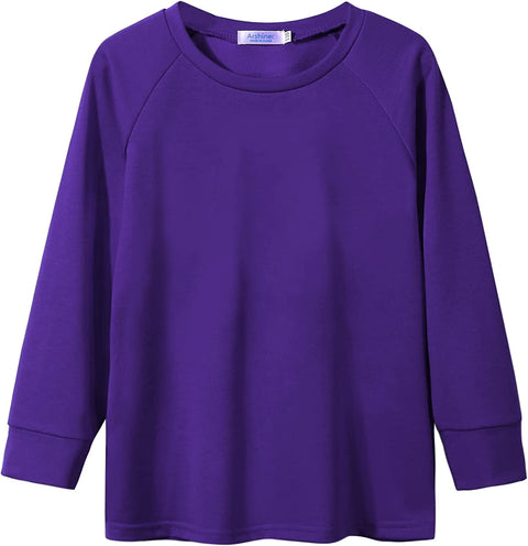 Arshiner Girls Casual Tie Dye Crewneck Long Sleeve Sweaters