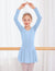 Arshiner Classic Ballet Leotard for Girls Long Sleeve Bow Back Chiffon Tutu Skirted Basic Team Dance Ballet Dress
