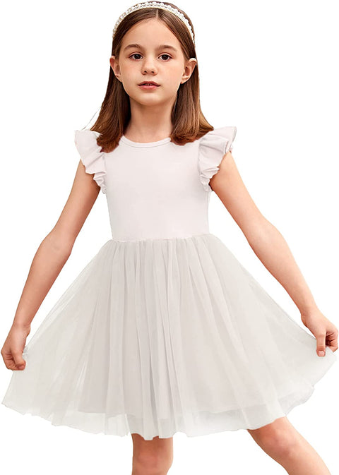 Arshiner Toddler Tutu Dress Little Girls Fluffy Summer Dresses