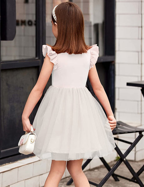 Arshiner Toddler Tutu Dress Little Girls Fluffy Summer Dresses