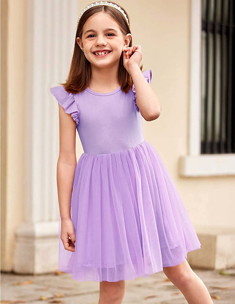 Arshiner Toddler Tutu Dress Little Girls Fluffy Summer Dresses