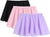Arshiner Girls Ballet Skirts Dance 3 Pack Chiffon Wrap