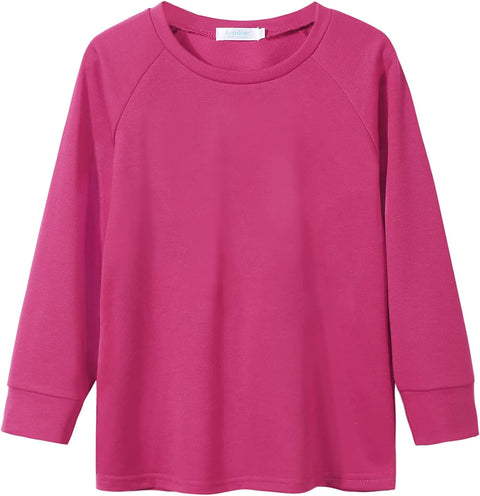 Arshiner Girls Casual Tie Dye Crewneck Long Sleeve Sweaters