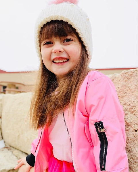 Arshiner Girls Bomber Jacket Casual Coat Zip Up Outerwear