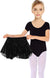 Arshiner Girls 2PCS Short Sleeve Ballet Leotards with Removable Sequined Dance Skirt Ballerina Outfits Dress 3-11 Year