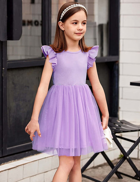 Arshiner Toddler Tutu Dress Little Girls Fluffy Summer Dresses