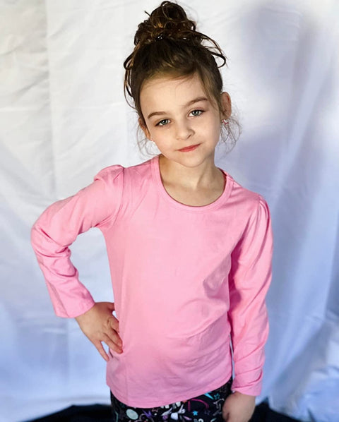 Arshiner Kids 3 Pack Long Sleeve Tees Girls Tees 3pcs Shirts