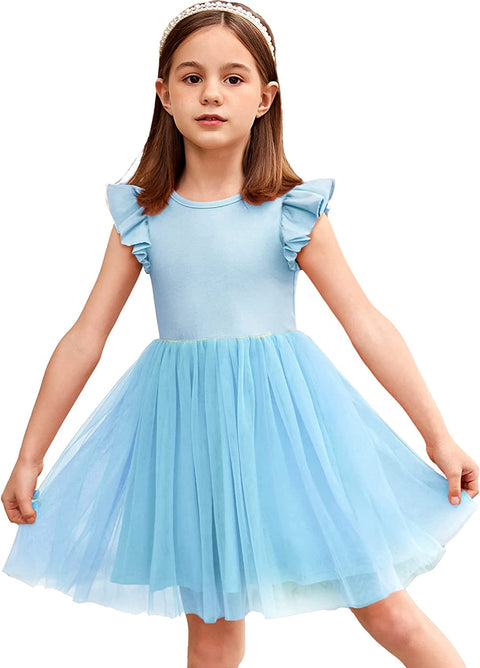 Arshiner Toddler Tutu Dress Little Girls Fluffy Summer Dresses