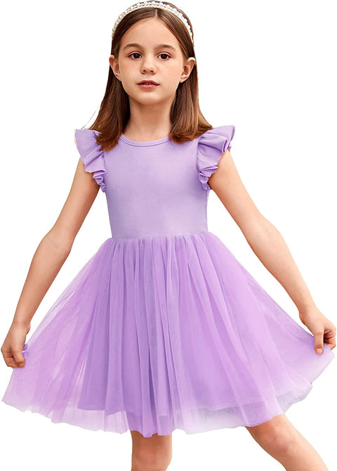 Arshiner Toddler Tutu Dress Little Girls Fluffy Summer Dresses