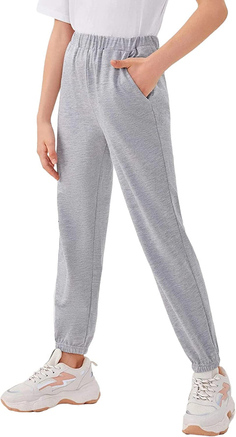 Arshiner Kids Girls Tie Dye Joggers Comfort Loose Sweatpants High Waist Trouser