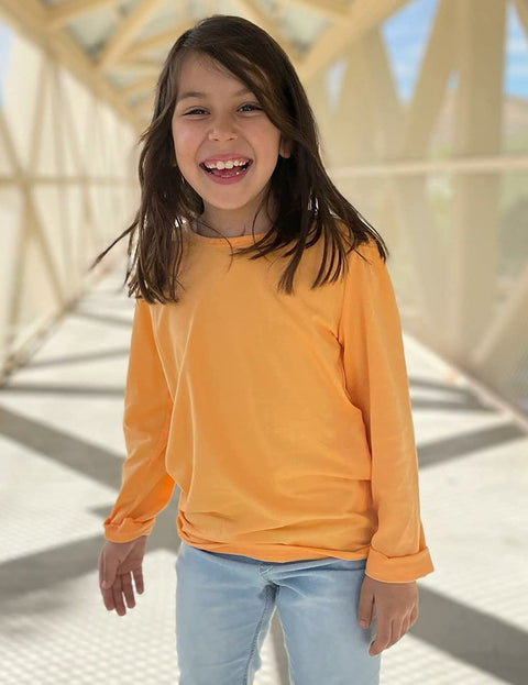 Arshiner Kids 3 Pack Long Sleeve Tees Girls Tees 3pcs Shirts
