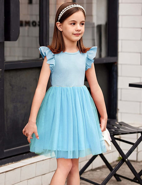 Arshiner Toddler Tutu Dress Little Girls Fluffy Summer Dresses