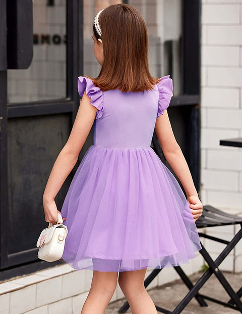 Arshiner Toddler Tutu Dress Little Girls Fluffy Summer Dresses