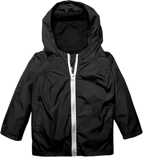 Arshiner Boys Girls Hooded Rain Jackets Waterproof Rain coats Packable Windbreaker for Kids Lightweight Jackets
