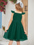 Arshiner Girls Swiss Dot Dress Sleeveless Ruffle Trim Flowy Cute Girly Sundress for 4-13 Years