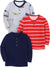 Arshiner Toddler Boys 3 Pack Long-Sleeve Henley T-Shirts Casual Cotton Graphic Shirt for 2-9 Years