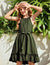 Arshiner Girls Summer Dress Halter Neck Sundress A-Line Swing Party Dresses