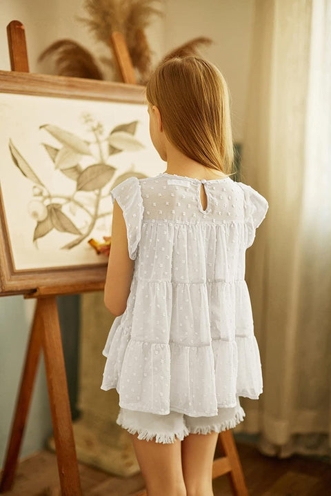Arshiner Girls' Tunic Tops Summer Casual Blouses