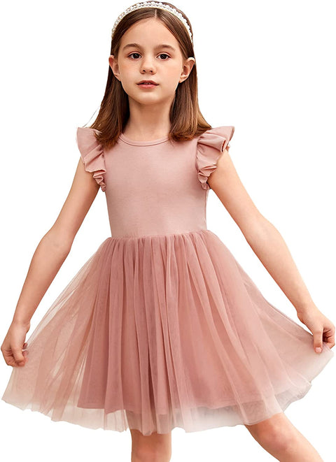 Arshiner Toddler Tutu Dress Little Girls Fluffy Summer Dresses