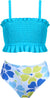 Arshiner Girls Bikini 2 Piece Swimsuit Shirred Bathing Suit Swimwear