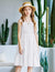 Arshiner Girls Summer Dress Sleeveless Swiss Dot Spaghetti Strap Ruffle Flowy Casual Sundress for 5-12 Years