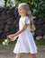 Arshiner Girls Floral Dress Short Sleeve Summer Dresses Skater Twirl Sundress for Girls 4-13 Years