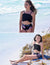 Arshiner Girls Bikini 2 Piece Swimsuit Shirred Bathing Suit Swimwear