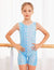 Arshiner girls gymnastic tights with shorts shiny ballet dance clothes cross straps back Jumpsuit